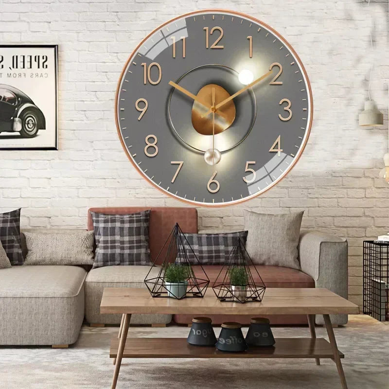 Minimalistische Wandklok met Elegante Touch | TimeCraft