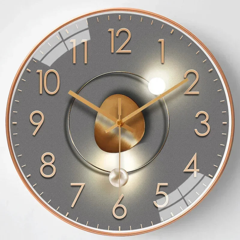 Minimalistische Wandklok met Elegante Touch | TimeCraft