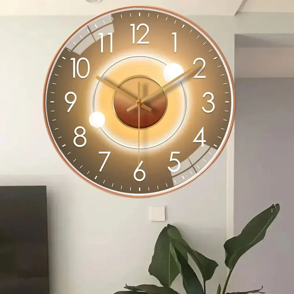 Minimalistische Wandklok met Elegante Touch | TimeCraft
