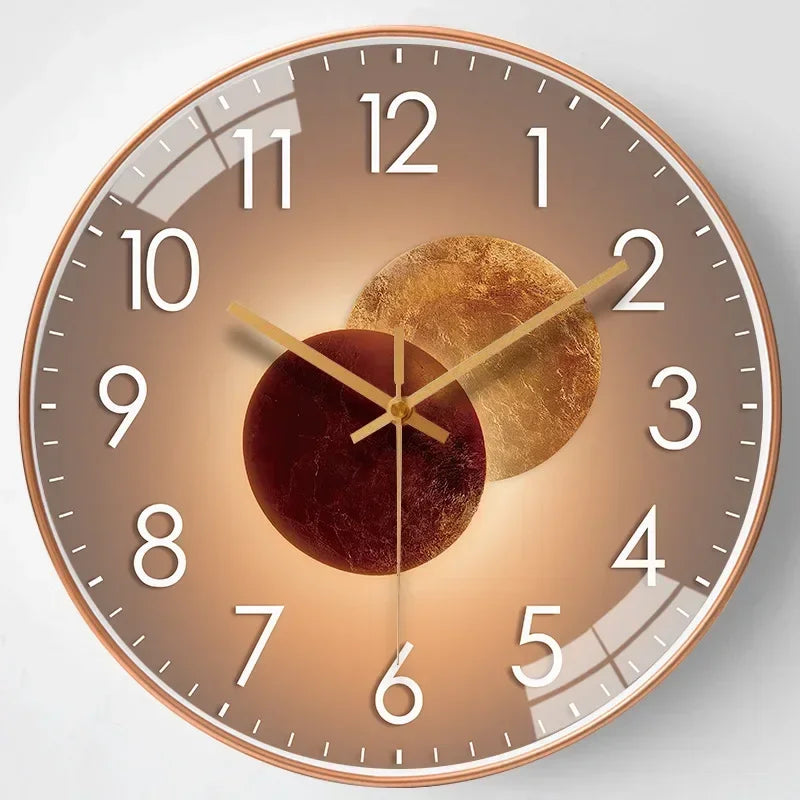 Minimalistische Wandklok met Elegante Touch | TimeCraft