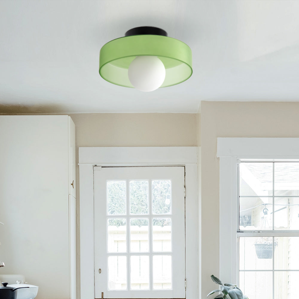 Moderne Ronde Plafondlamp voor Geraffineerde Verlichting en Uitnodigende Sfeer | LumaGlow