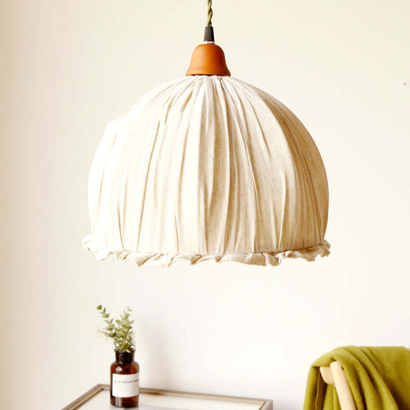 Beige LED Hanglamp met Scandinavische tint voor woonkamer, slaapkamer of eetkamer | LumiGlow