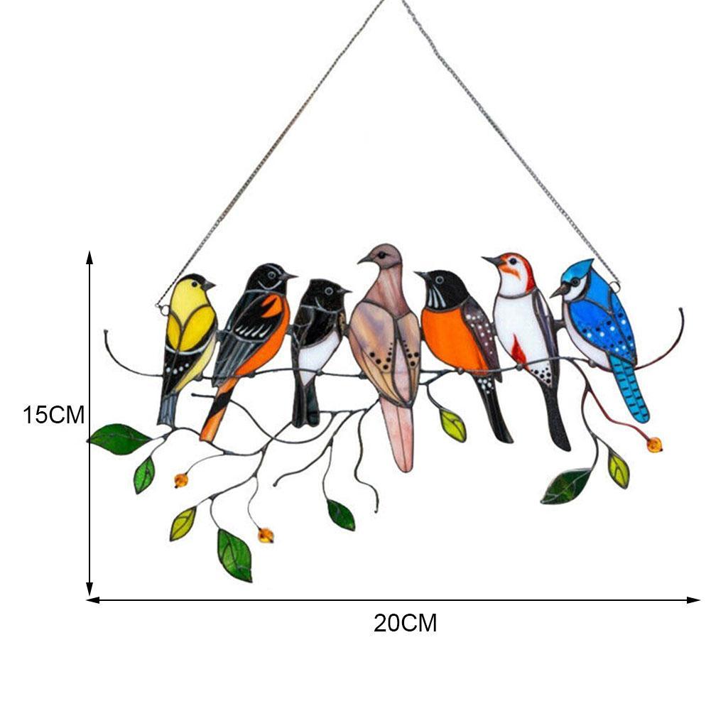 Kleurrijke Gebrandschilderde Vogel Zonvanger | PrismFlutter