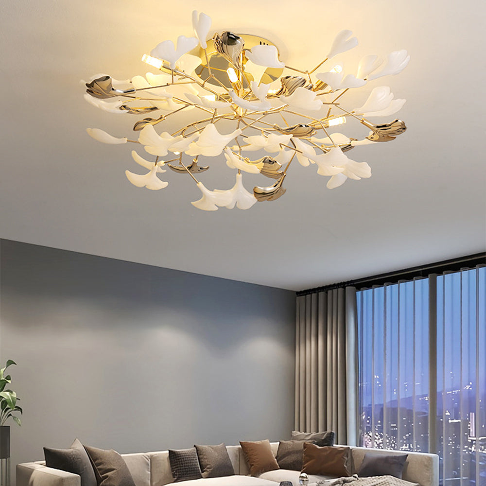 Verfijnde LED plafondlamp voor moderne elegantie en warme sfeer | LuxeGlow