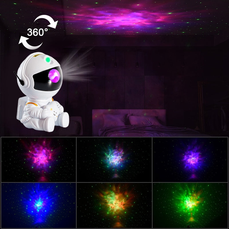 Sterrenhemelprojector met astronaut ontwerp voor magische sfeer | CosmoDream