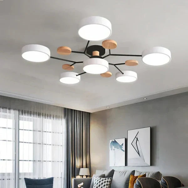 Elegante Scandinavische LED Plafondlamp met Sierlijke Takken Ontwerp voor Moderne en Verfijnde Ruimtes | ArcticRay