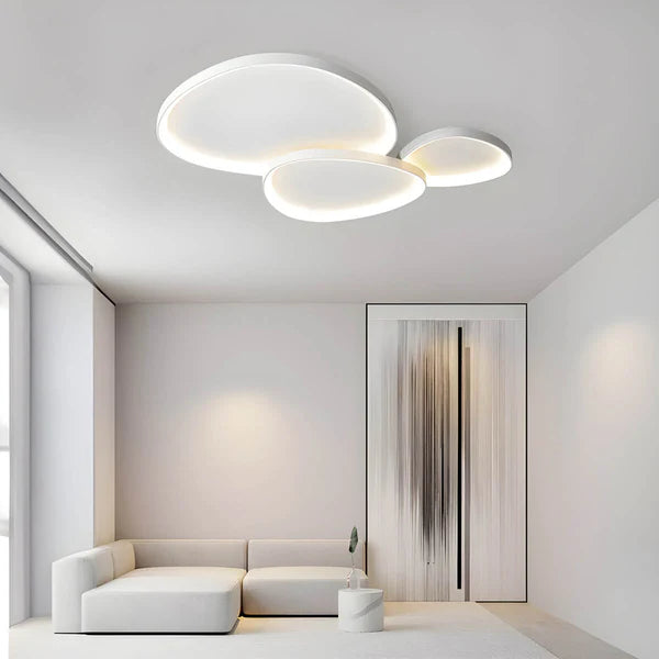 Dauwgetinte plafondlamp met zachte gloed en elegant ontwerp | CelesteLume