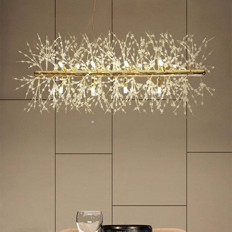 Elegante LED Hanglamp in Wit en Goud voor Verfijnde Interieurs | ZenithGlow