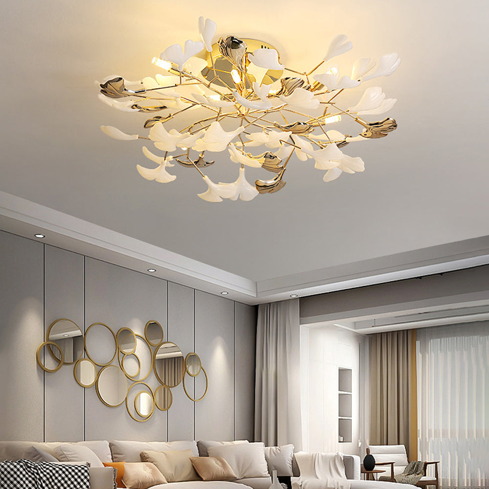 Verfijnde LED plafondlamp voor moderne elegantie en warme sfeer | LuxeGlow