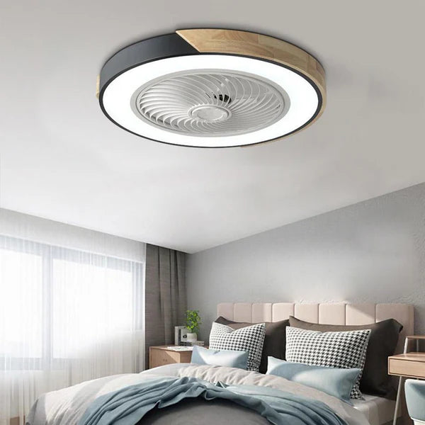 Slanke Blade-Free LED Plafondventilator met Afstandsbediening | AeroGlow
