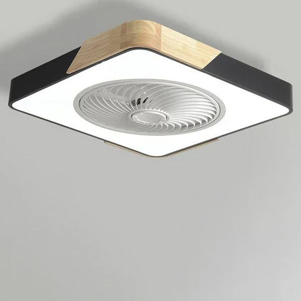Slanke Blade-Free LED Plafondventilator met Afstandsbediening | AeroGlow