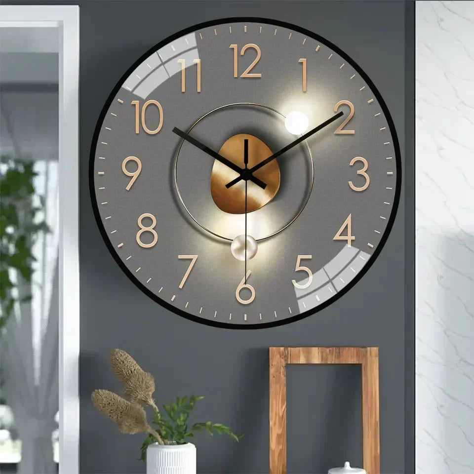 Minimalistische Wandklok met Elegante Touch | TimeCraft