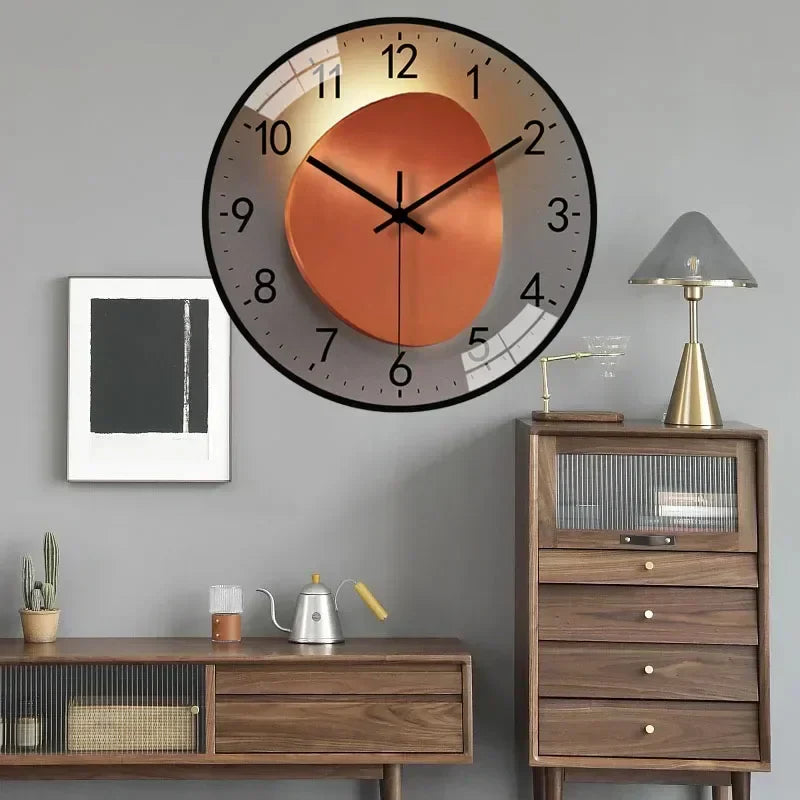 Minimalistische Wandklok met Elegante Touch | TimeCraft