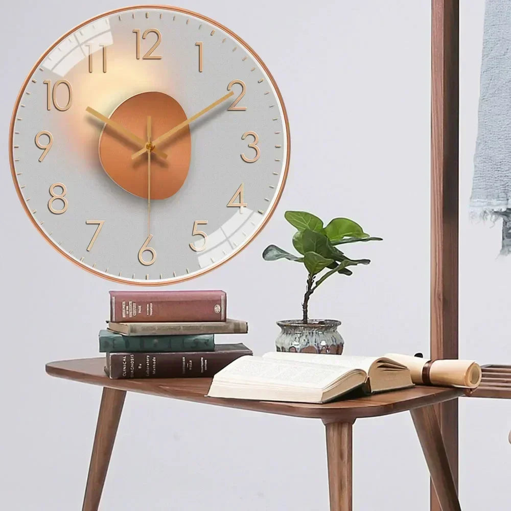 Minimalistische Wandklok met Elegante Touch | TimeCraft