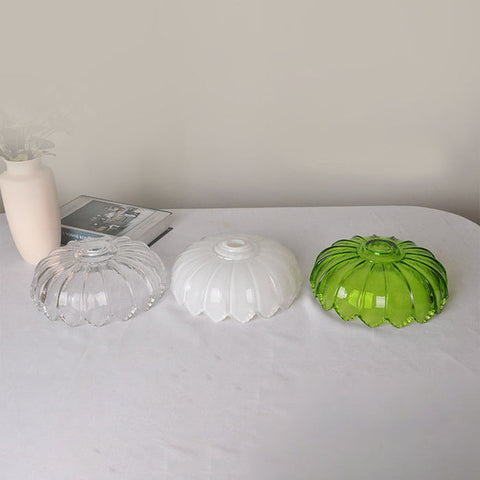 Vintage glazen bloem hanglamp met stralende LED verlichting | FleurGlow