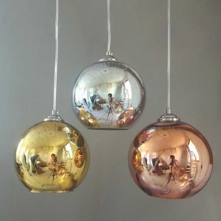 Modern en Kleurrijk 3D Vuurwerk Glas Hanglamp | RadianceGlow