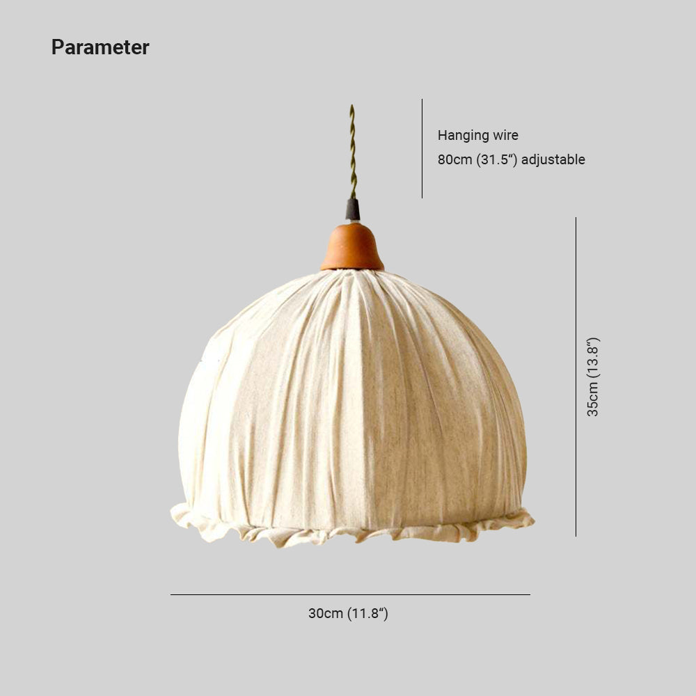 Beige LED Hanglamp met Scandinavische tint voor woonkamer, slaapkamer of eetkamer | LumiGlow