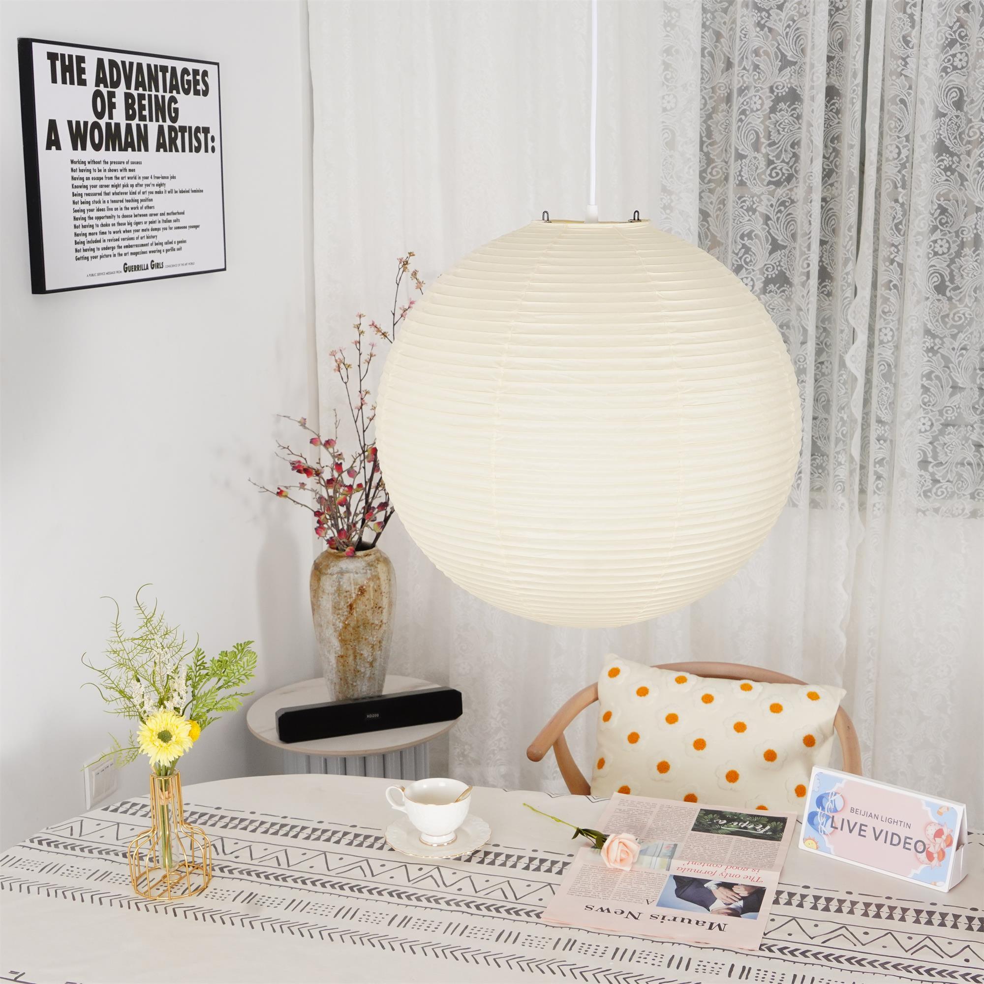 Elegante Bamboe Zijden Hanglamp voor Natuurlijke Ambiance | SilkGlow