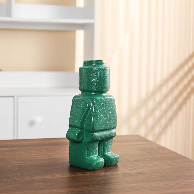 Grillige Lego-geïnspireerde robot plantenbakken voor creatief thuisdecor | BloomGrow