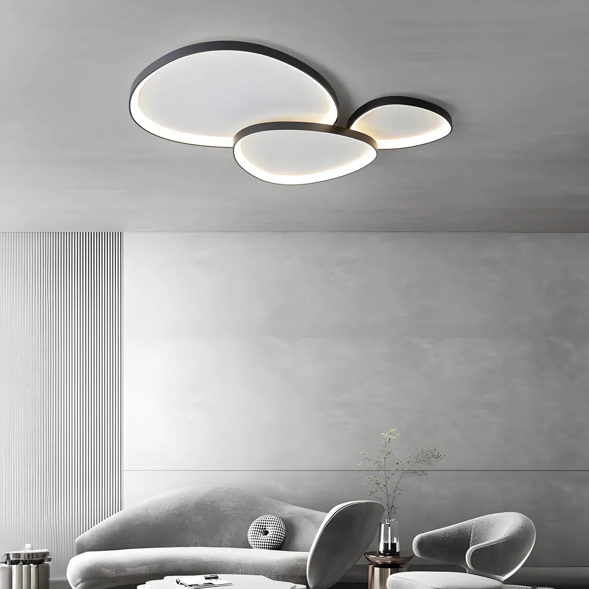 Dauwgetinte plafondlamp met zachte gloed en elegant ontwerp | CelesteLume