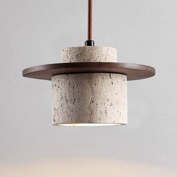Luxe Travertijn Hanglamp voor Modern Interieur | Luminara
